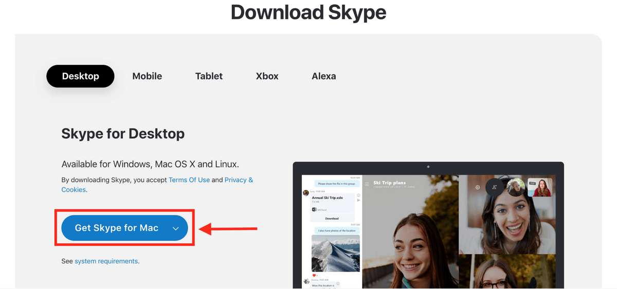 skype for mac share screen no audio